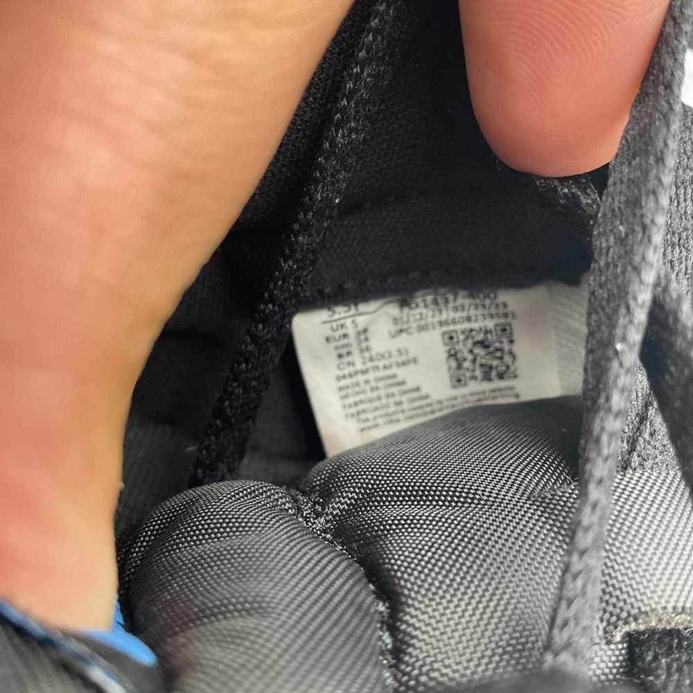 Size 5.5Y (GS) -‎ Jordan 1 High Retro OG UNC Toe (FD1437-400) - Picture 8 of 10